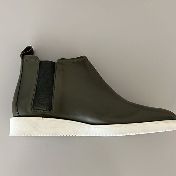 New Everlane The Street Ankle Boot in Olive Size 9 - Picture 6 of 12